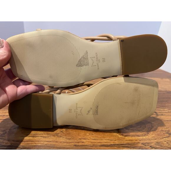 Marc Fisher Women's Fiada 2 Strappy Sandals – Beige – Size 9 – Minimalist Style - Picture 7 of 8